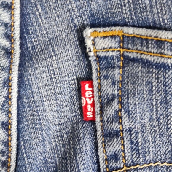 Levi's 511 jeans men's youth size 16 reg / W28/L28 denim blue slim fit straight - Picture 7 of 13